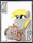  book cardstock derpy_hooves_(mlp) equine female food friendship_is_magic hair horse mammal monk muffin my_little_pony pegasus rosary smile the1king wings 