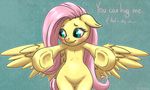  anthro anthrofied blush dialog draneas english_text equine female flat_chested fluttershy_(mlp) friendship_is_magic fur hair hooves horse long_hair looking_away mammal my_little_pony pegasus pink_hair pony solo text wings yellow_fur 