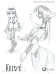  armor canine eyes_closed female fox krystal kursed looking_at_viewer mammal monochrome nintendo open_mouth sketch solo star_fox video_games 