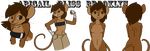  back brown_eyes brown_fur brown_hair clothed clothing eightysix female flexing fur hair looking_at_viewer mammal mouse muscles nipples nude original_character rodent smile solo 