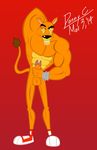  abstract_background anthro arm_behind_head big_muscles big_penis blu3danny crash_bandicoot_(series) erection feline glans hi_res holding_penis horny humanoid_penis looking_at_viewer male mammal muscles penis pose precum presenting presenting_penis solo suggestive tiger tiny_tiger video_games 