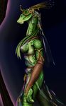  anthro breasts collaboration female gungan iridescent pheonix023 solo star_wars stucunningham translucent transparent_clothing yellow_eyes 