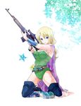  1girl artist_request assietteplus celes_chere final_fantasy final_fantasy_vi gun solo weapon 