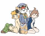  blitz_(artist) bound briefs canine cat clothing collar cub dog emerald-physics feline flaccid kenta male mammal mamoru-kun pants pants_down penis tail_concerto underwear young 