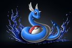  dragon dragonair feral nintendo pok&#233;ball pok&#233;mon pok&eacute;mon sea_serpent solo video_games 