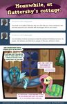  changeling comic english_text equine female fluttershy_(mlp) friendship_is_magic horn mammal my_little_pony original_character pablofiorentino pegasus text transformation trapped tumblr wings 