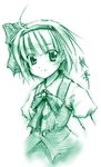  bad_id bad_pixiv_id character_name green konpaku_youmu mei_(artist) monochrome solo touhou 
