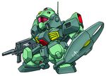  chibi energy_gun gun gundam mecha nemo_(mobile_suit) no_humans noah_noah sd_gundam shield solo weapon zeta_gundam 