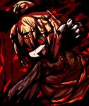  blood dark hakika kurodani_yamame red_eyes solo touhou 