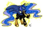  alpha_channel anthro anthrofied clothing crossover cynos-zilla english_text equine female friendship_is_magic green_lantern_(series) hi_res horn horse insane mammal my_little_pony plain_background pony princess_luna_(mlp) reptile ring scalie signature sinestro_corps smile snake text transparent_background winged_unicorn wings yellow_lantern 