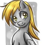  blonde_hair derpy_hooves_(mlp) equine female friendship_is_magic hair horse looking_at_viewer mammal my_little_pony pegasus pony portrait princesssilverglow solo wings yellow_eyes 