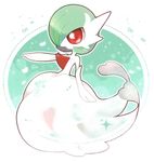  gardevoir gen_3_pokemon mega_pokemon mitiruni no_humans open_mouth pokemon pokemon_(creature) red_eyes simple_background solo white_background 