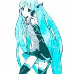  aqua_eyes aqua_hair bad_id bad_pixiv_id expressionless hatsune_miku iko_(i-my-16) long_hair looking_at_viewer necktie solo twintails vocaloid 