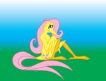  bird blue_eyes cutie_mark female fluttershy_(mlp) friendship_is_magic hair long_hair looking_at_viewer my_little_pony phoenix pink_hair solo thelonecrow wings 