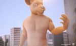  abs animated anthro balls biceps big_muscles black_nose blue_eyes brown_fur building cantstopgrowing cgi city erection fangs flaccid flexing fur grin jamesfoxes looking_at_viewer macro male mammal mouse muscles nude pecs penis pose presenting rodent sheath smile solo tan_fur teeth toned 