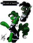  anthro anthrofied bigger_version_at_the_source black_lantern clothing crossover cynos-zilla english_text equine female friendship_is_magic green_lantern_(series) horse mammal my_little_pony original_character plain_background pony ring signature smile text tongue transparent_background undead zombie 