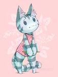  cat feline female lolly_(animal_crossing) mammal nintendo pink_background plain_background video_games xintetsu 