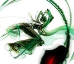  1boy blazblue chains fadora green_hair hazama kicking snake tagme 