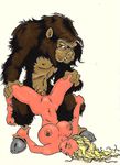  human interspecies male mammal monster sex straight unknown_artist 