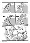  big_breasts breasts canine clothing cocaine comic crunch curly_hair drill_hair drugs female greyscale human interspecies licking locofuria lying male mammal missionary_position monochrome on_back open_mouth plain_background sex straight tongue tongue_out torn_clothing transformation white_background 
