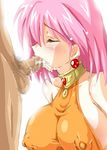  breasts erect_nipples fellatio final_fantasy final_fantasy_v huge_breasts lenna_charlotte_tycoon oral pink_hair 