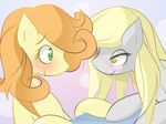  blush carrot_top_(mlp) comic derpy_hooves_(mlp) equine female friendship_is_magic horse mammal my_little_pony pony smile table v-invidia 