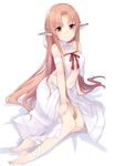  asuna_(sword_art_online) elf feet kou_mashiro pointy_ears sword_art_online 