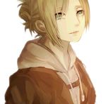  annie_leonhardt bad_id bad_pixiv_id blonde_hair blue_eyes buckle hood hoodie jacket miisa_(spica-0) military military_uniform ponytail shingeki_no_kyojin solo tears uniform 