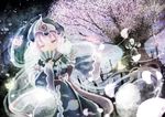  breasts bug butterfly chain dual_persona fan folding_fan hat insect japanese_clothes long_sleeves medium_breasts multiple_girls petals pink_eyes pink_hair saigyou_ayakashi saigyouji_yuyuko spirit ti_owo touhou triangular_headpiece wide_sleeves 