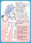  absurdres animal_ears ass bad_id bad_pixiv_id blue_hair from_behind fuurin_rei hand_on_hip highres long_hair nude original solo tail tomoyan_(nyakkoya) translation_request 
