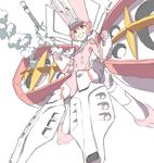  bodysuit drawr hat jakuzure_nonon kill_la_kill missile nao-08 pink_bodysuit shako_cap solo symphony_regalia 