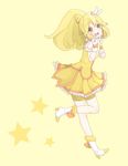  bad_id bad_pixiv_id bike_shorts blonde_hair blush boots choker cure_peace double_v full_body hair_flaps kise_yayoi long_hair magical_girl open_mouth ponytail precure shorts shorts_under_skirt skirt smile smile_precure! solo sorakuu star tiara v wrist_cuffs yellow yellow_background yellow_eyes yellow_shorts yellow_skirt 