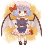  bad_id bad_pixiv_id chibi costume crossover fang gen_1_pokemon gengar horey pokemon pokemon_(creature) remilia_scarlet smile solo touhou 