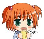  kataoka_yuuki kiyosumi_school_uniform lowres nicestick orange_hair saki school_uniform serafuku solo taco two_side_up 