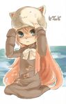  :3 animal_ears animal_hat cat_hat frown hat long_hair megurine_luka megurine_luka_(toeto) musical_note pink_hair solo toeto_(vocaloid) vocaloid 