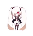  aki_(o2x_x2o) bad_id bad_pixiv_id blush_stickers chibi hair_over_one_eye kantai_collection long_hair navel pale_skin red_eyes shinkaisei-kan sleeves_past_wrists smile solo southern_ocean_oni thighhighs twintails white_hair 