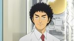  animated animated_gif lowres male_focus nanba_mutta necktie open_mouth screaming shaded_face solo spacesuit uchuu_kyoudai 