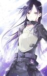  alice_1218 bad_id bad_pixiv_id black_eyes black_hair breastplate kirito kirito_(sao-ggo) long_hair otoko_no_ko sword_art_online 