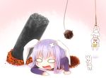  animal_ears bandages bikuseno bunny bunny_ears hanging long_hair o_o purple_hair reisen_udongein_inaba solo touhou 