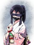  1girl bdsm blindfold bondage bound bound_wrists character_request gag gagged improvised_gag rope sakuraba_tsukasa source_request tape tape_gag tied tied_up 