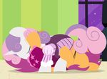  absurd_res blush dtcx97 equine eyes_closed female friendship_is_magic fur hair hi_res horn horse lesbian mammal my_little_pony oral oral_sex orange_fur pegasus pony purple_hair scootaloo_(mlp) sex sweetie_belle_(mlp) two_tone_hair unicorn white_fur wings 