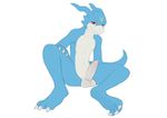  3_toes abs anthro aroused balls barefoot biceps big_balls digimon digitigrade dragon dreiker erection flamedramon half-erect hindpaw humanoid_penis long_foreskin looking_at_viewer male nude paws penis phimosis plain_background scalie seductive seductive_glance sitting soles solo spread_legs spreading toes toned uncut white_background 