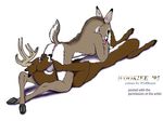  butt cervine deer female male mammal oral oral_sex penis pussy sex wookiee_(artist) 