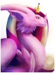  female feral friendship_is_magic furred_dragon ius-iuris my_little_pony princess princess_cadance_(mlp) royalty solo tiara 