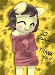 anthro anthrofied blush clothed clothing english_text equine friendship_is_magic hair horse mammal my_little_pony open_mouth original_character pony smile snorgastic solo text 