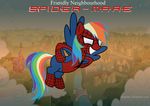  cloud costume crossover diegotan equine female feral flying friendship_is_magic hair horse mammal mane multi-colored_hair my_little_pony pegasus pony ponyville rainbow_dash_(mlp) rainbow_hair sky solo wings 