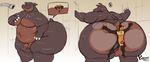  big_butt butt canine canine_penis chubby doberman dog elephant gay hippo huge_butt julian kazecat male mammal miles_(kingofkof) moobs obese overweight penis shower size_difference squish wet 