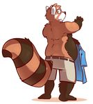  hyenahyena male mammal overweight red_panda solo topless 