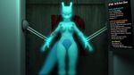  3d absurd_res annonguy anthro breasts female giovanni hi_res mewtwo nintendo nipples nude pok&#233;mon pok&#233;morph pok&eacute;mon pose solo video_games wolvalix 