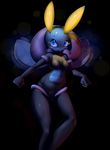  anthro anthrofied blush breasts elpatrixf female fist hi_res illumise looking_away looking_up navel nintendo nipples pok&#233;mon pok&eacute;mon pussy solo standing tongue video_games wings 